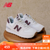NEW BALANCE NB574官方休闲鞋女鞋复古舒适夏季透气网鞋轻便百搭潮流运动鞋 米白色 WL574RCF 39 (脚长25cm)尺码详询客服