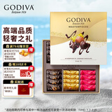 歌帝梵(GODIVA)经典大师夹心黑巧克力礼盒24颗180g生日礼物糖果零食