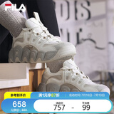 FILA 斐乐官方可颂面包鞋运动鞋女2025春夏休闲鞋老爹鞋