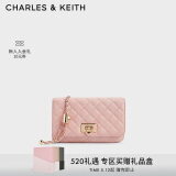 CHARLES&KEITH菱格链条小方单肩斜挎包包女包生日礼物520礼物CK2-70160131