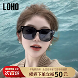 LOHOLOHO尼龙太阳镜高级感显瘦墨镜女款2025新款防晒防紫外线gm墨镜男