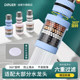 迪普尔水龙头过滤器可拆洗家用通用防溅水增压净水器厨房自来水过滤嘴