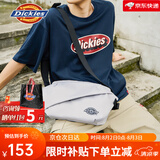 Dickies男士斜挎包DK多隔层收纳单肩包胸包户外骑行运动包腰包便捷旅行包 灰色加大号升级版