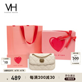 VANESSA HOGAN VH女包茵然软包系列复古太阳神斜挎包菱格链条腋下包小众单肩包