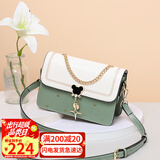 爱情海牛皮包包女包斜挎包品牌单肩包小方包生日礼物高级感送女友老婆
