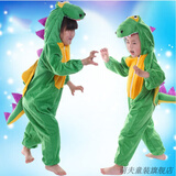萌夫（MENGFU）六一儿童动物表演服装幼儿园演出舞台服饰男女童卡通装扮小猴子猫 恐龙 120 （建议身高105-120）