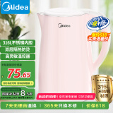 美的（Midea）电水壶电热水壶烧水壶家用 食品级316不锈钢 1500W快速加热 自动断电1.7升容量MK-HJ1705-PRO