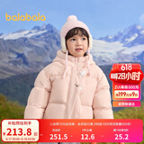 巴拉巴拉童装儿童羽绒服男童女童2024冬连帽加厚外套宝宝衣服208424107238
