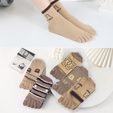 棉武器五指袜女士四季分脚趾袜五指袜中筒5趾指头袜子女款