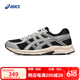 亚瑟士ASICS男子缓震透气跑鞋 GEL-CONTEND 4  黑色/银灰色 39 