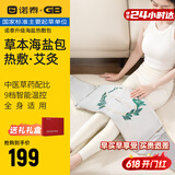 诺泰（nuotai）海盐热敷包盐袋粗盐包电加热艾灸盐袋子家用腰部膝盖肩颈理疗热敷 新升级-植愈系绑带款【礼盒装】