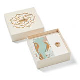 万事利真丝丝巾桑蚕丝75cm方巾丝巾扣礼盒送长辈妈妈生日礼物悠兰辞