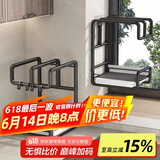 优勤抹布架置物架调料家用台面壁挂收纳神器洗碗布架子毛巾沥水架
