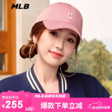 MLB棒球帽【女明星虞书欣同款】男女鸭舌帽软顶3ACP7701N-45PKM-F