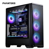 PHANTEKS追风者 G400A黑中塔背插ATX主板电脑玻璃侧透水冷风扇机箱(网孔面板/360水冷位/Type-C 20Gb)