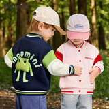 MQDMINI童装儿童外套男女童棒球服外套中小童开衫外出上衣 立体玩偶