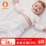 微狮牧尼宝宝保暖内衣套装秋衣秋裤纯棉婴幼儿高腰护肚服儿童分体打底春秋