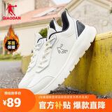 乔丹QIAODAN运动鞋男鞋秋季防泼水跑步鞋革面舒适保暖缓震鞋男