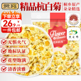 贡苑 桐乡原产杭白菊120g 搭柠檬片金银花特泡水喝的优级花草菊花茶