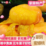 京地达山东蒙阴黄金蜜蟠桃净重4.5斤(单果100g+)现摘生鲜源头直发包邮