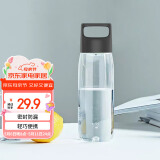 Funjia趣家运动水杯大容量塑料杯子学生儿童高颜值Tritan水杯 灰色550ml