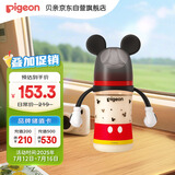 贝亲（Pigeon）PPSU迪士尼双把手奶瓶240ml L号奶嘴 经典米奇 6月+ AA238