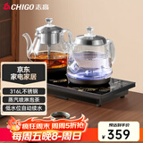 志高（CHIGO）【双上水】全自动上水电热水壶 茶台烧水壶一体机 茶桌茶几嵌入式电茶壶泡茶专用煮茶器JBL-S9815