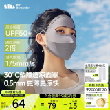 蕉下（beneunder）脸基尼女全脸防晒医美面罩防紫外线口罩高颜值骑行面罩护脸深黛灰