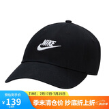 耐克NIKE运动配饰男女太阳帽棒球帽CLUB CAP帽子FB5368-011黑M/L