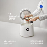 olayks立时 微压电饭煲小型3升2-6人0氟内胆24小时智能预约多功能家用电饭锅带蒸笼
