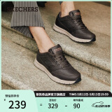 斯凯奇（Skechers）男鞋夏季皮鞋商务休闲鞋低帮减震耐磨板鞋软底户外鞋工作鞋77156