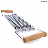 姚爸爸拉力器多功能扩胸器30/60kg木柄拉力器扩胸器钢丝弹簧男士健身器 5根弹簧款(约30公斤拉力) 木把拉力器