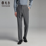 雅戈尔（YOUNGOR）休闲裤男DP棉免烫不易皱裤子自然垂顺易打理新品 VCDP329979GWA蓝绿 35 .5 88A