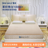 赛诺（SINOMAX）记忆棉薄垫慢回弹记忆绵芯床垫子海绵榻榻米折叠软床垫薄垫定制 米黄色 150cm*200cm*5cm