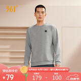 361°卫衣男士春秋季圆领运动休闲服外套长袖套头上衣652334801D-2
