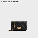 CHARLES&KEITH菱格链条小方单肩斜挎包包女包生日礼物七夕礼物CK2-70160131
