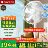 格力（GREE）【格力造-品质推荐】大风量落地扇家用电风扇摇头轻音柔风电扇科技风节能宿舍风扇 FD-40X77Bh5