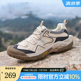 骆驼（CAMEL）【踏山】户外登山鞋男夏季新款透气舒适徒步运动工装鞋子 G14S342046 杏色 40
