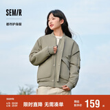 森马棉服男防水防油防污防风冬装厚飞行员棒球领夹克109724112101