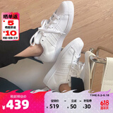 ADIDAS阿迪达斯经典时尚贝壳头运动板鞋（三叶草系列休闲小白鞋男女） 白色 EF5399 38.5