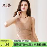 丝界背心吊带女文胸自带罩杯法式蕾丝性感美背内衣一体内搭上衣打底衫