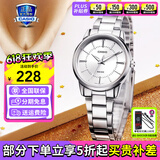 卡西欧（CASIO）男表商务休闲简约指针防水钢带表男士手表送男友礼物 MTP-1303D-7AVPF