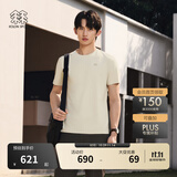 KOLON SPORT/可隆SECO速干T恤 男子运动户外吸湿夏UPF50+防晒抗菌上衣短袖 LHRT5MTT25-AM 琥珀黄 2XL 185/104A