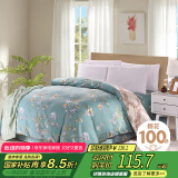 艾薇被套单件被罩纯棉温馨磨毛全棉双人被套220*240cm  清馨花园