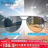 SooGree太阳眼镜墨镜男士款偏光镜变色开车司机驾驶防远光灯钓鱼可配度数