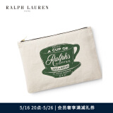 RALPH LAUREN 拉夫劳伦 经典Ralph's Coffee拉链手袋RL80124 100-白色 ONE