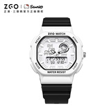 Hello Kitty手表女学生运动电子表高颜值ins风多功能小方块腕表生日礼物女810