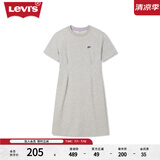 Levi's【商场同款】李维斯女士轻薄连衣裙潮流 灰色 S
