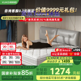 顾家家居（KUKA）高纯度乳胶独袋弹簧席梦思床垫2.0X2.2米M0001J梦想垫