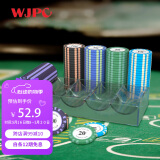 望京扑克500大面值黏土筹码 德州扑克筹码牌 麻将筹码币 棋牌积分币套装